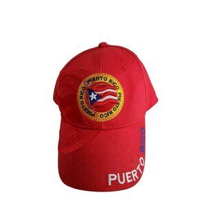 Vintage International Trading Embroidered Puerto Rico Adjustable Cap